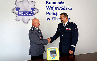 Ma służyć policjantom i mieszkańcom Warmii i Mazur. Urządzenie ratujące życie trafiło do Komendy Wojewódzkiej Policji